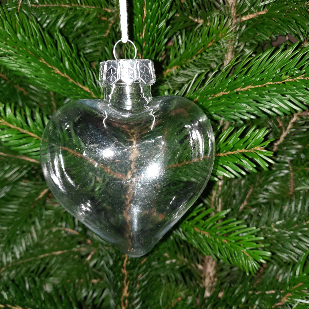 Waldgrün Wunschtext Silber Weihnachtskugel mit personalisiertem Namen 